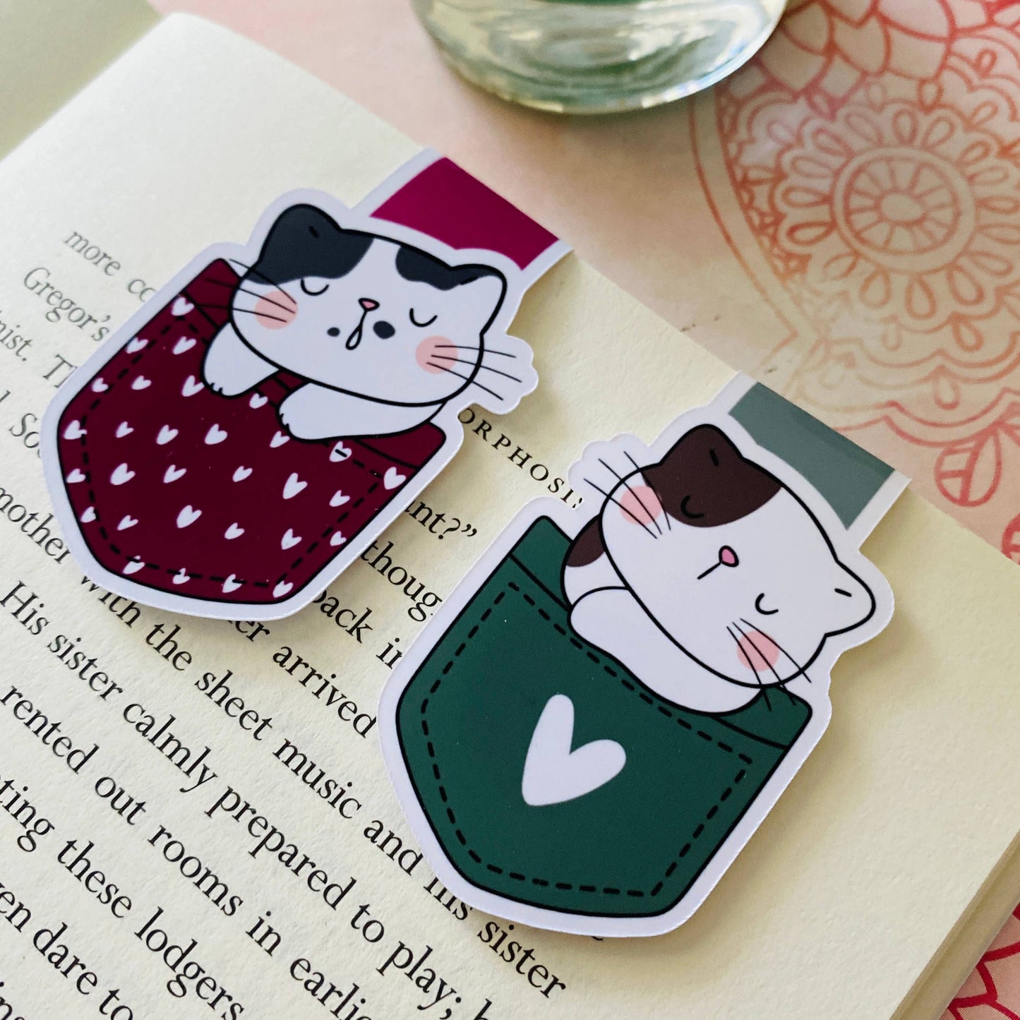 Holiday Magnetic Bookmark Gift Set – Pocket Kittens