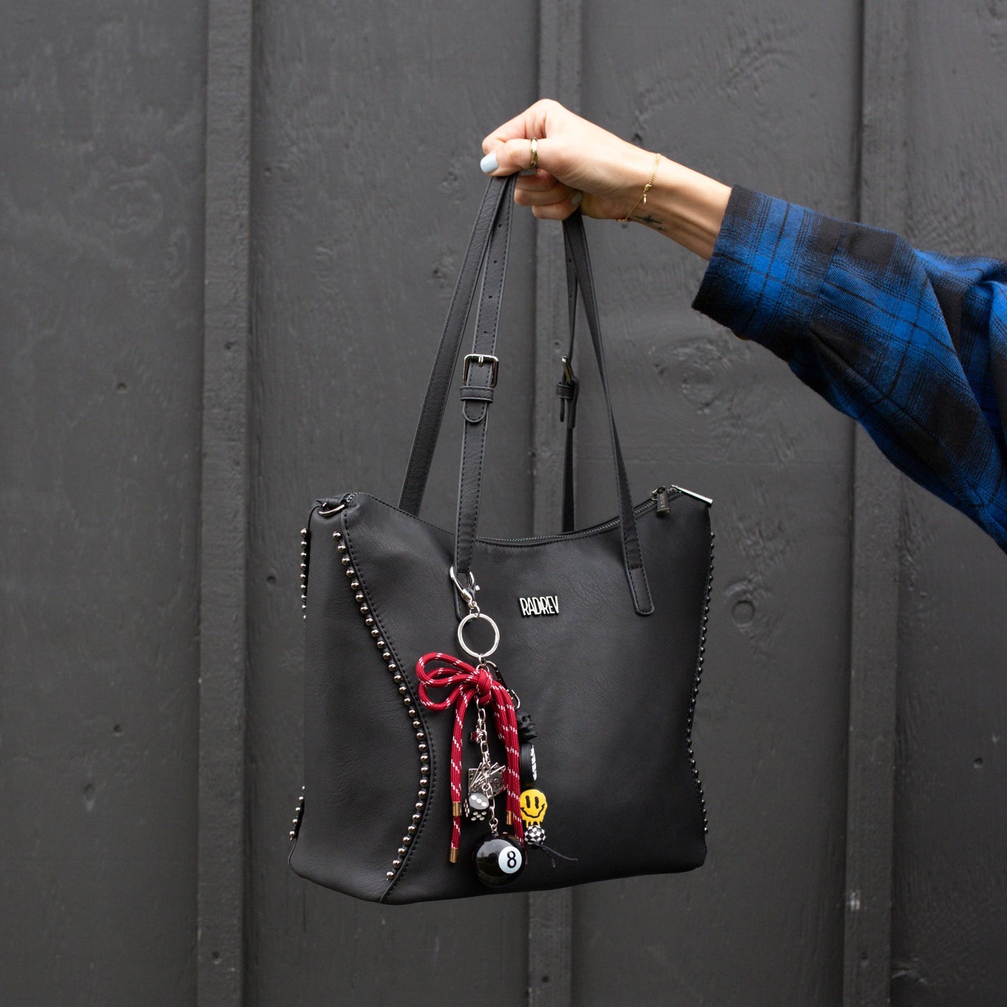 Bubble Tote in Matte Black