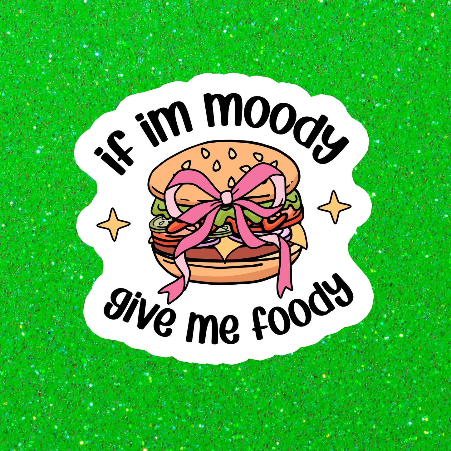 Food Hangry Relatable Funny Waterproof Vinyl Sticker