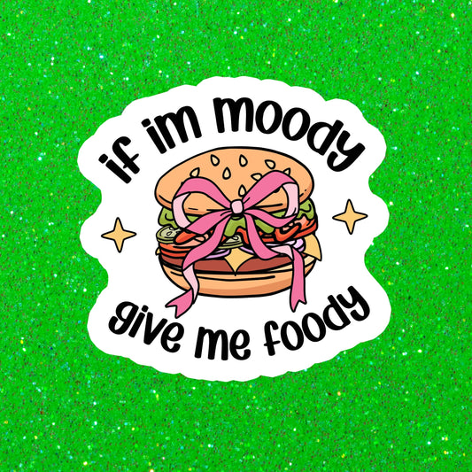Food Hangry Relatable Funny Waterproof Vinyl Sticker