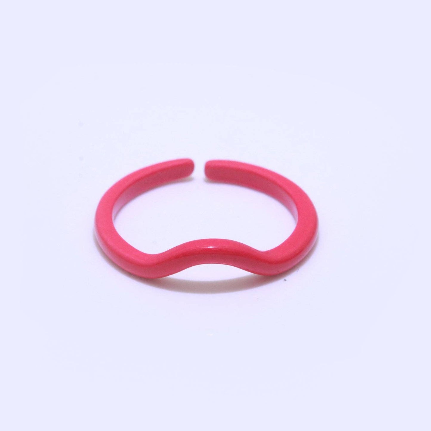 Dainty Acrylic Ring Set - Fashion Resin Acrylic Ring set - Funky Rings - Gift for Her Everyday Y2K Jewelry