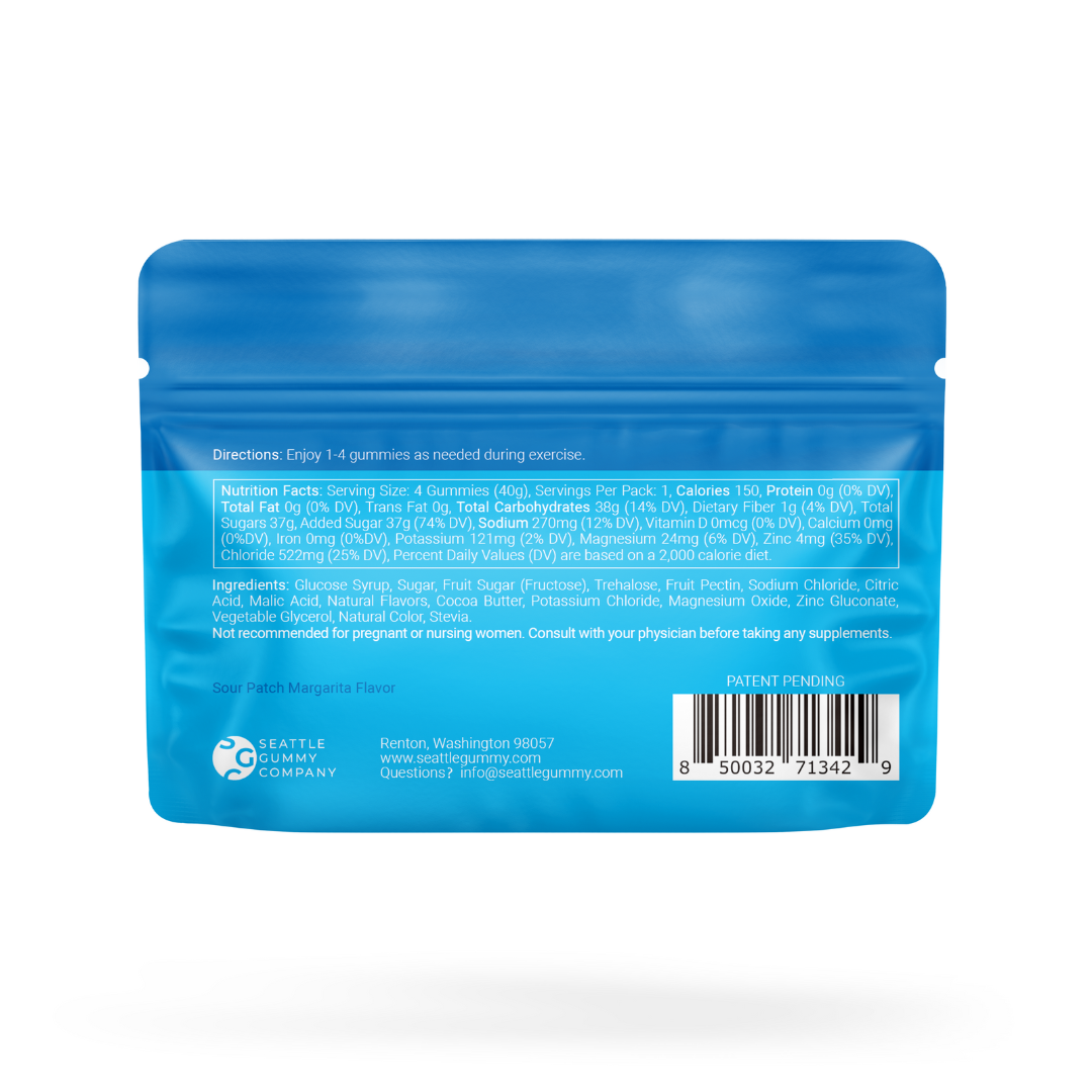HydraFuel Electrolyte Gummies Sour Patch Margaritas