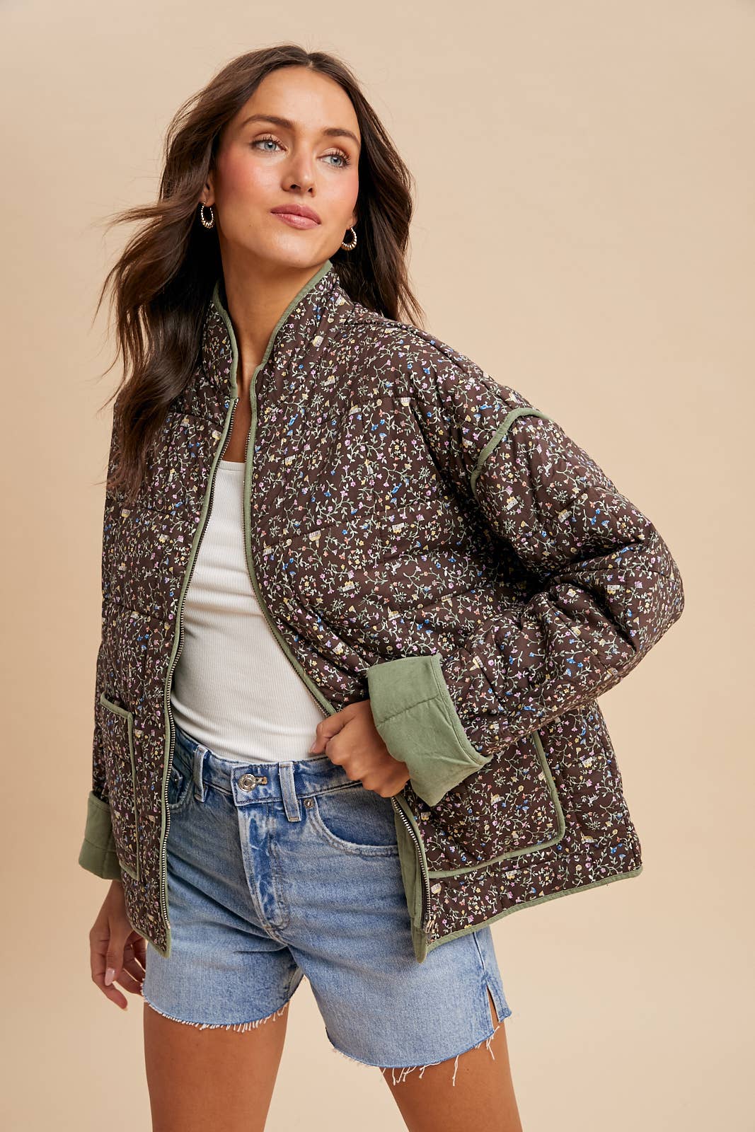 COTTON QUILTED PUFFER JACKET