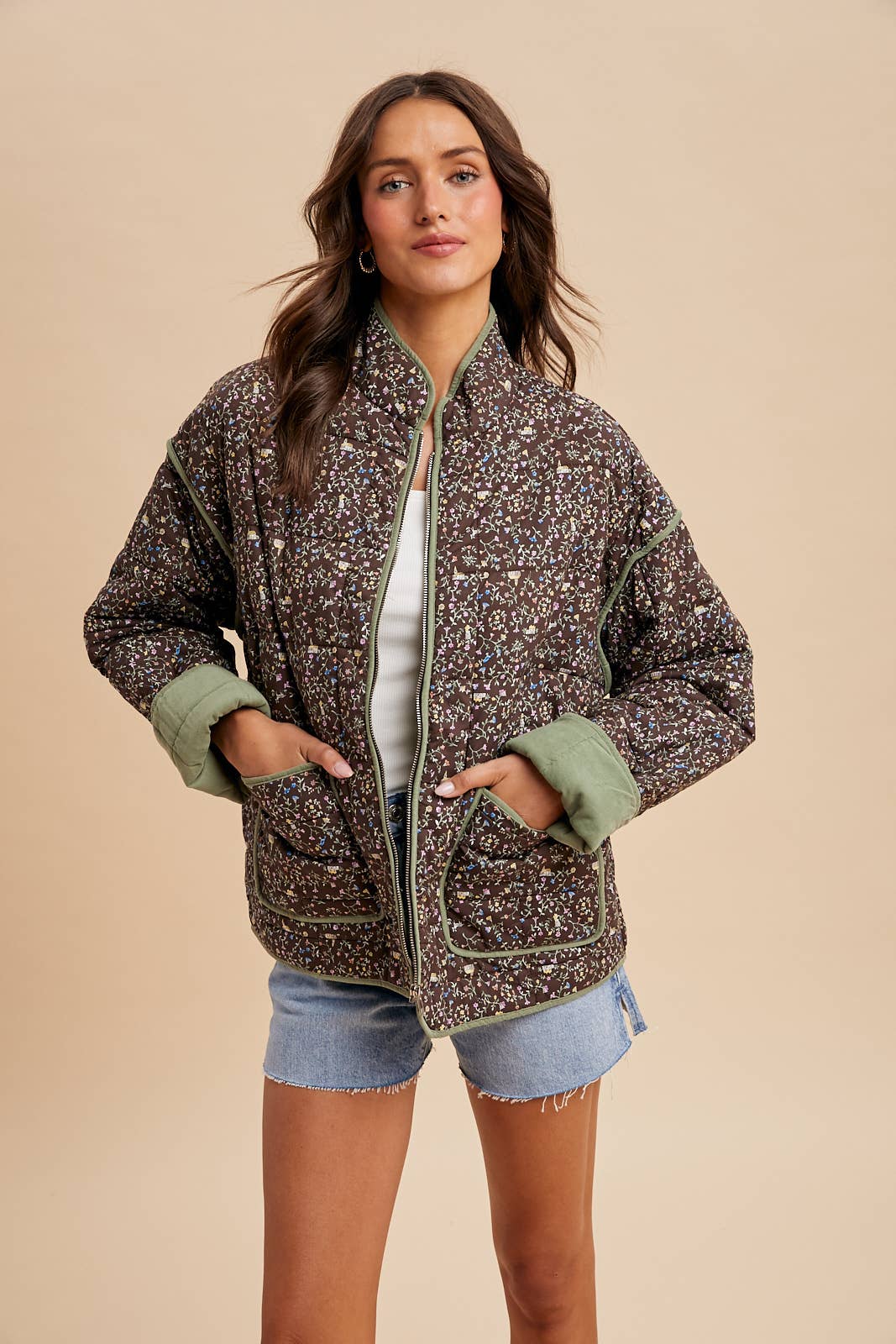 COTTON QUILTED PUFFER JACKET