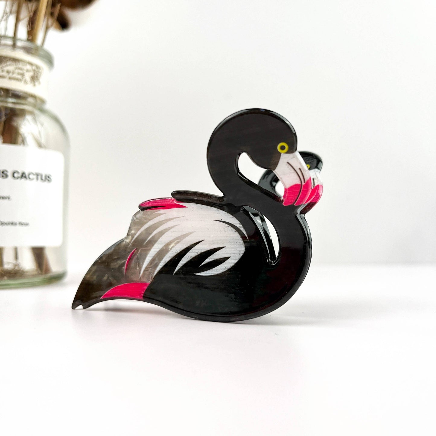 Realistic Flamingo Animal Candy Color Hair Claw Clip