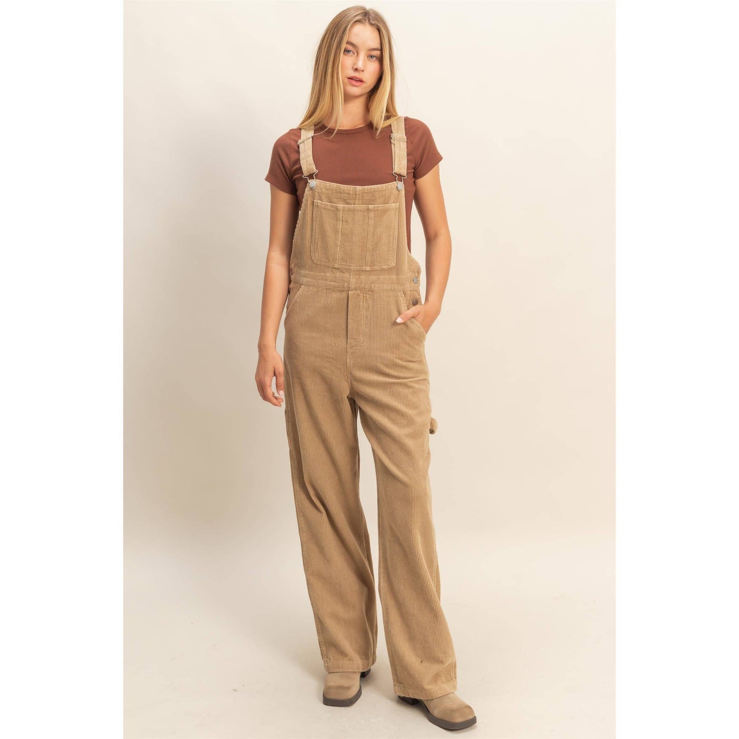Mineral Washed Corduroy Overall