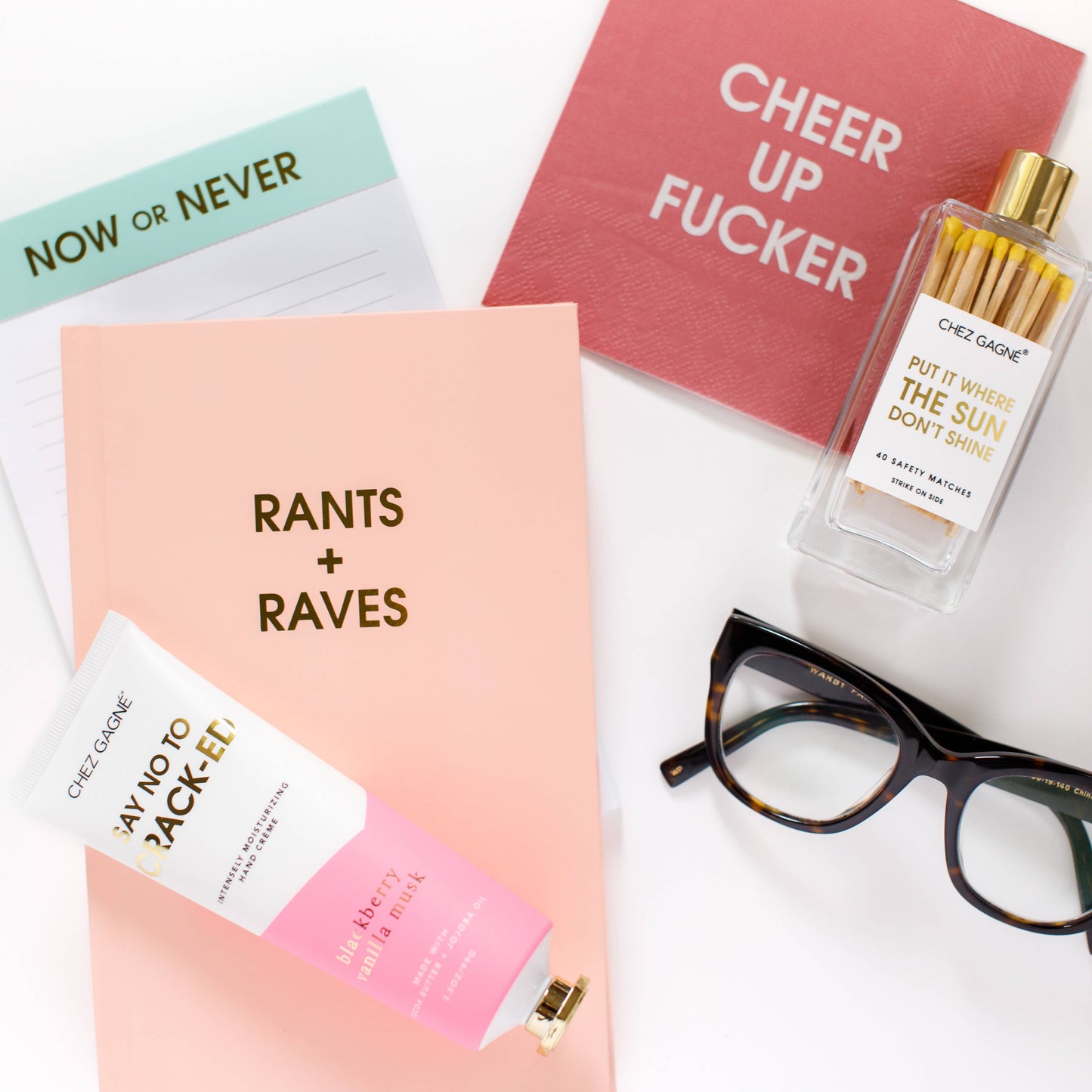 Rants + Raves - Daily Journal - Bright Hardcover