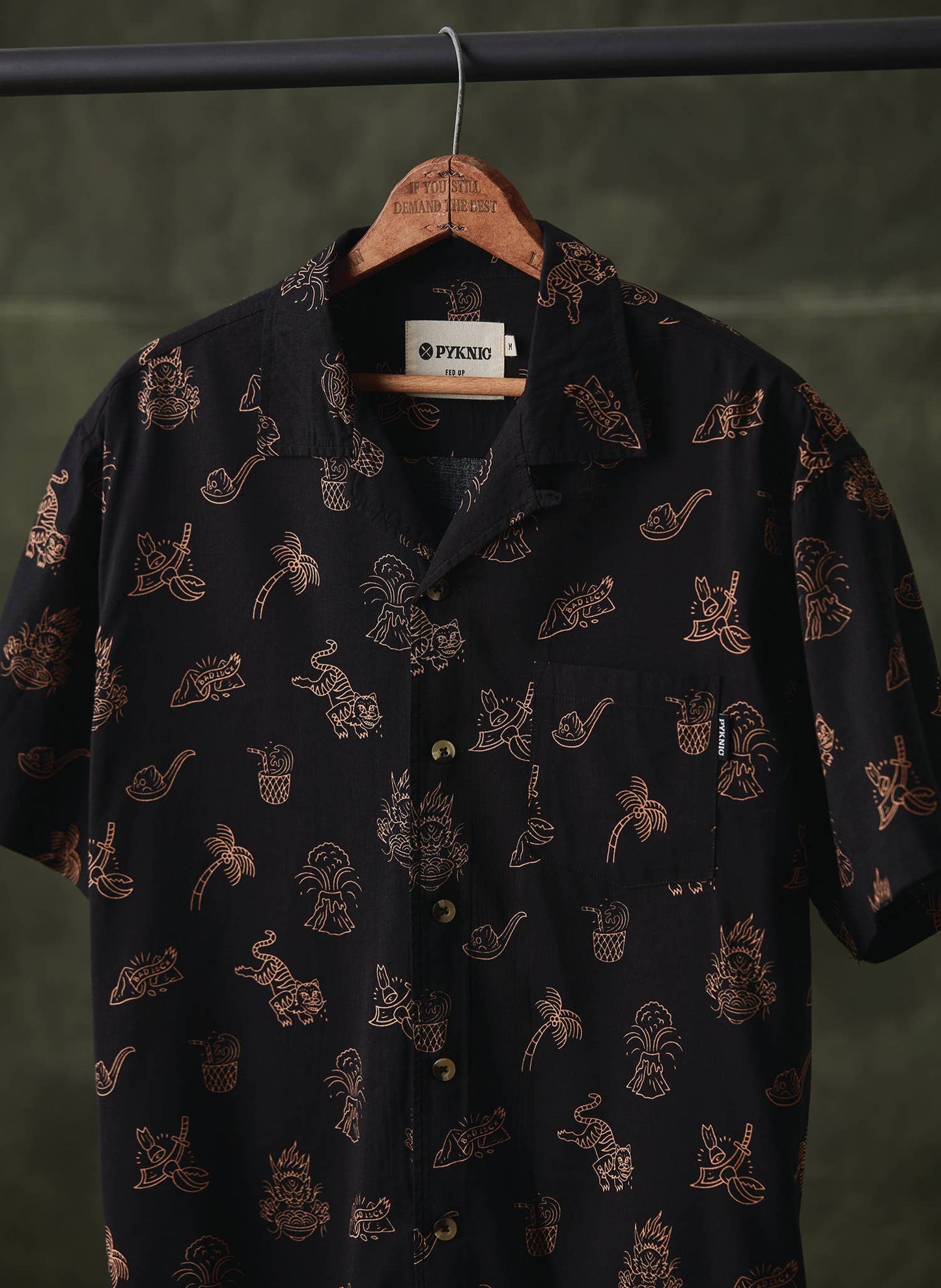 Spicy Noods Casual Button Down Shirt Men Women Food