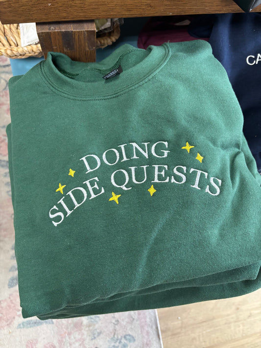 Doing Sidequests Crewneck