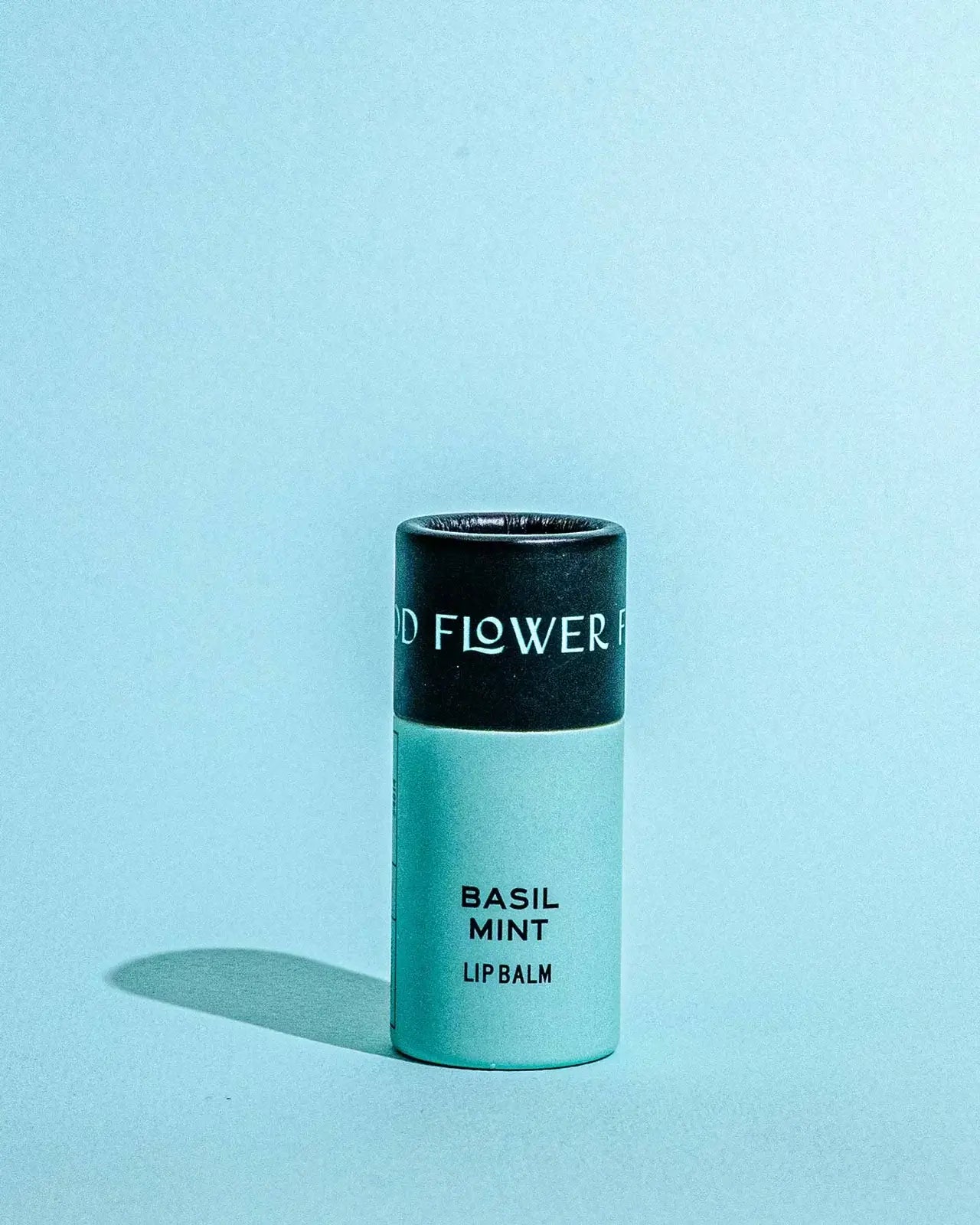 Basil Mint Organic Lip Balm / 0.3 oz Biodegradable Tube
