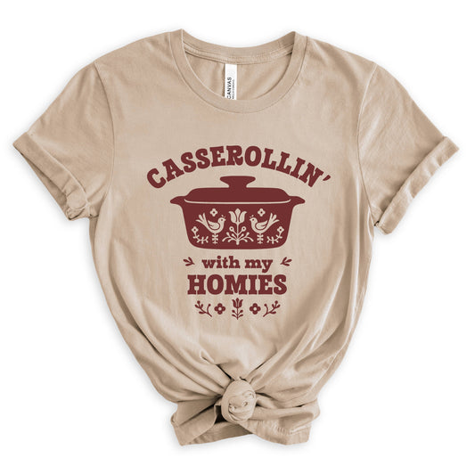 Thanksgiving Tee, Casserole Shirt, Funny Fall Shirt, Graphic