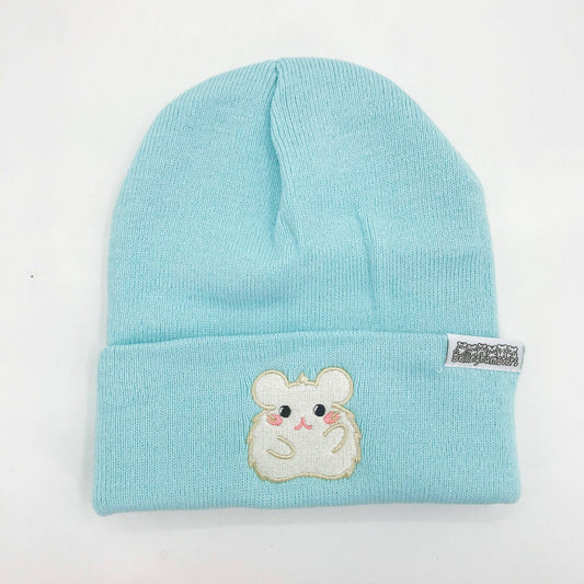 Bellinghamster Beanie Hat, Penelope the Winter White Hamster