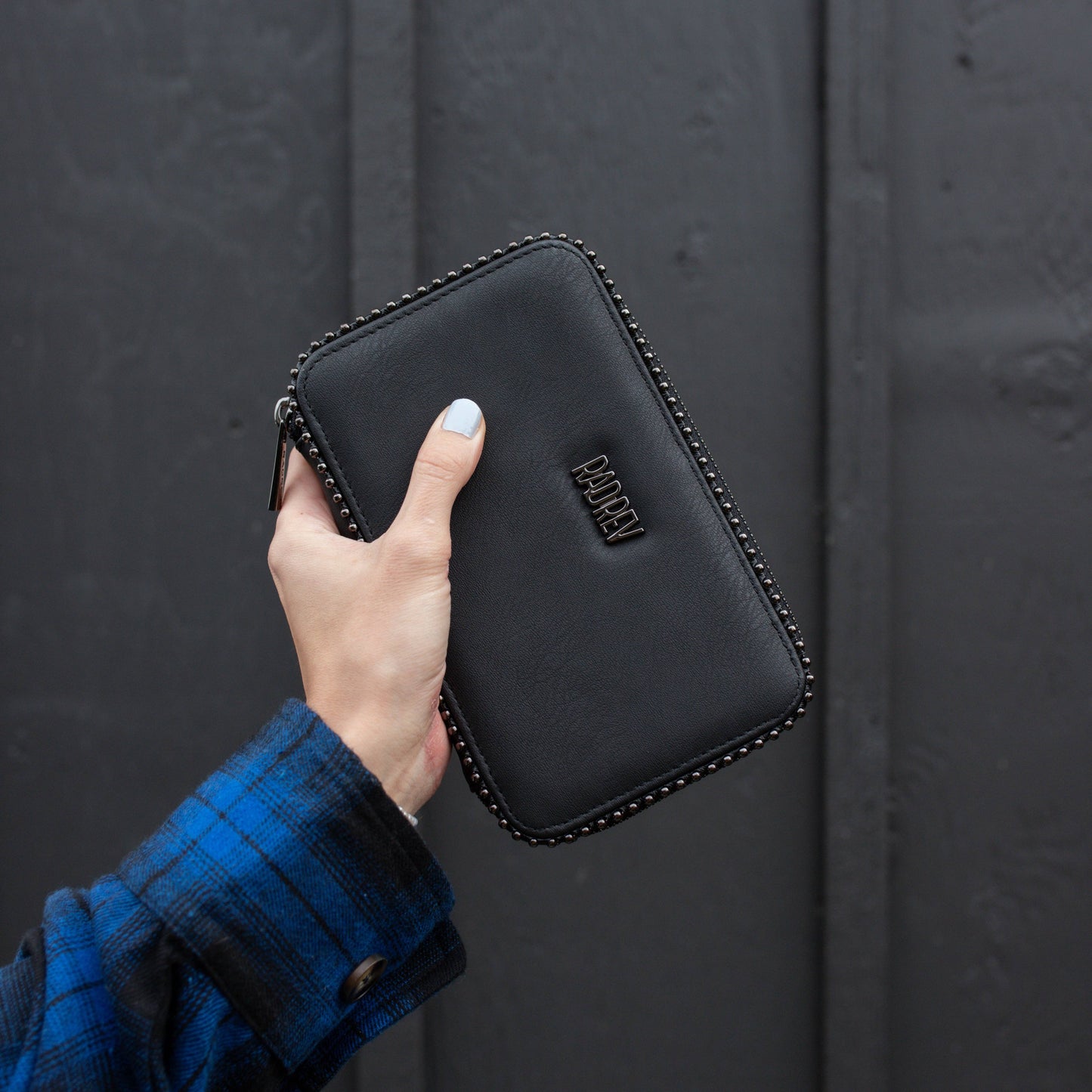 Bubble Wallet in Matte Black