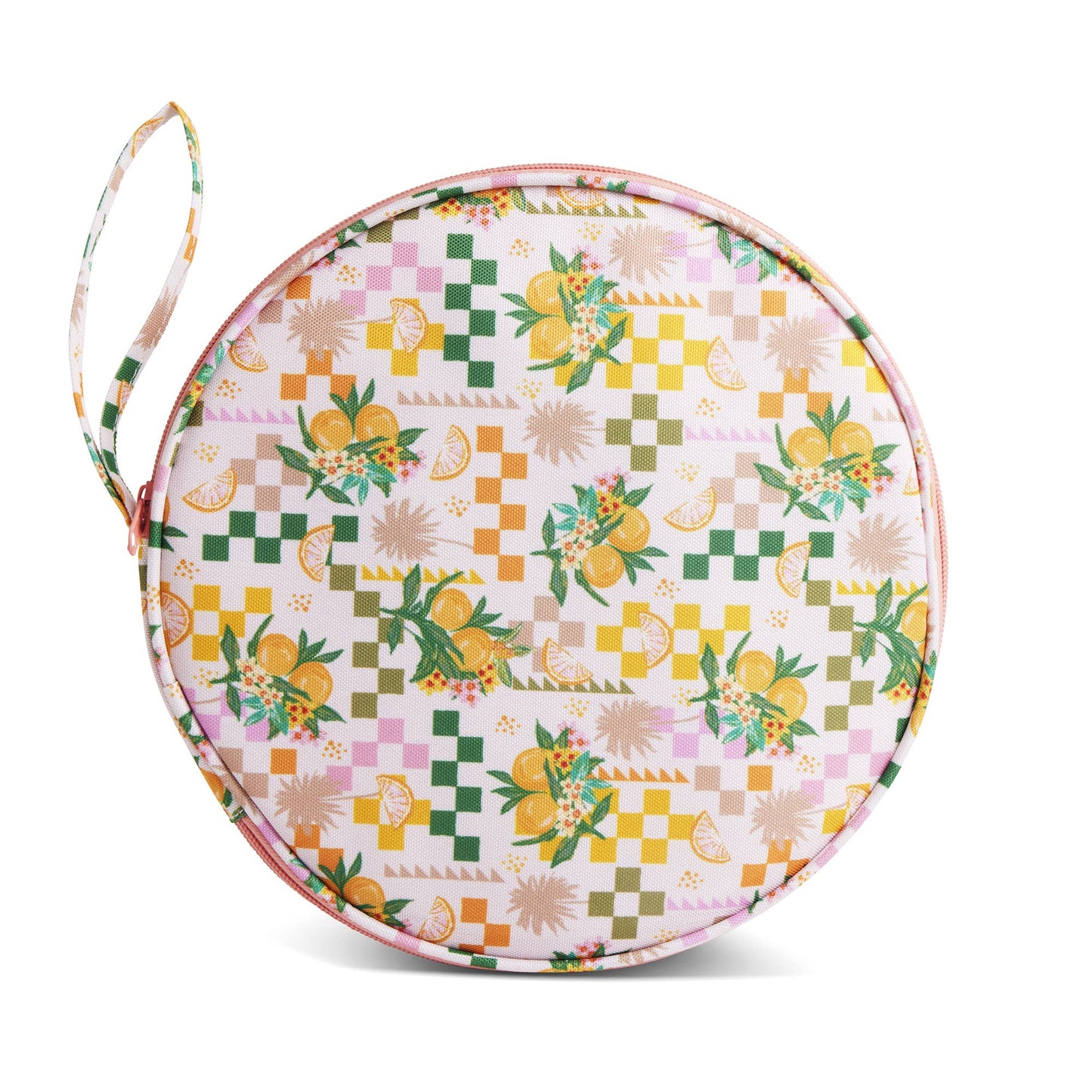 9pc Picnic Pouch Set - Lemon Checkered