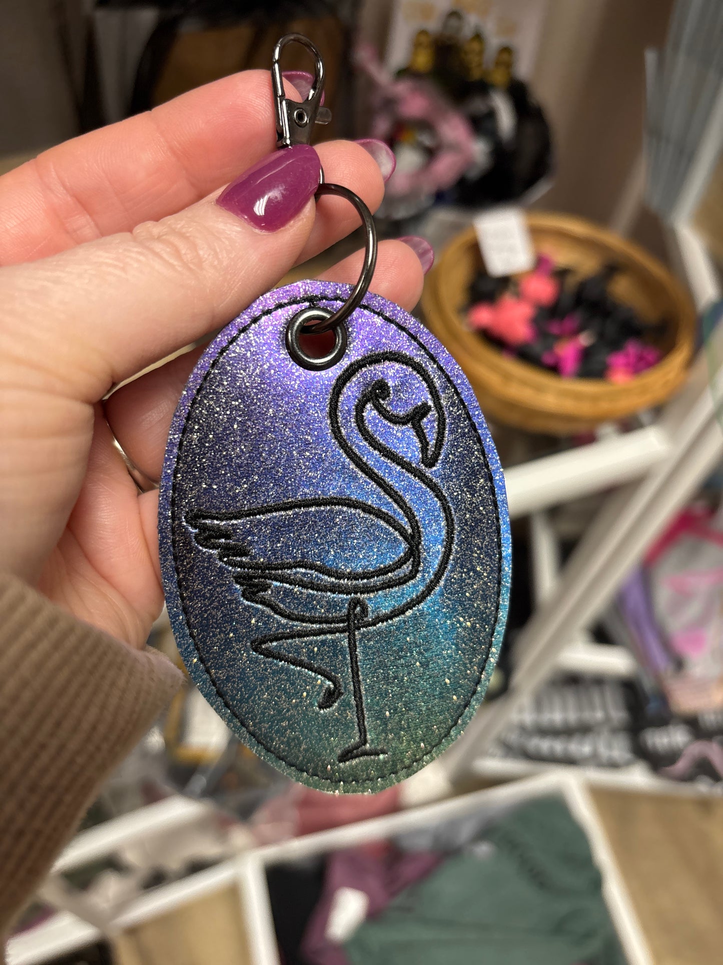 Sparkle Jerry Keychain