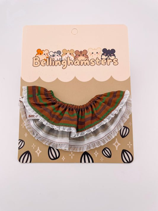 Brown Plaid Skirt - Plushie Accessories