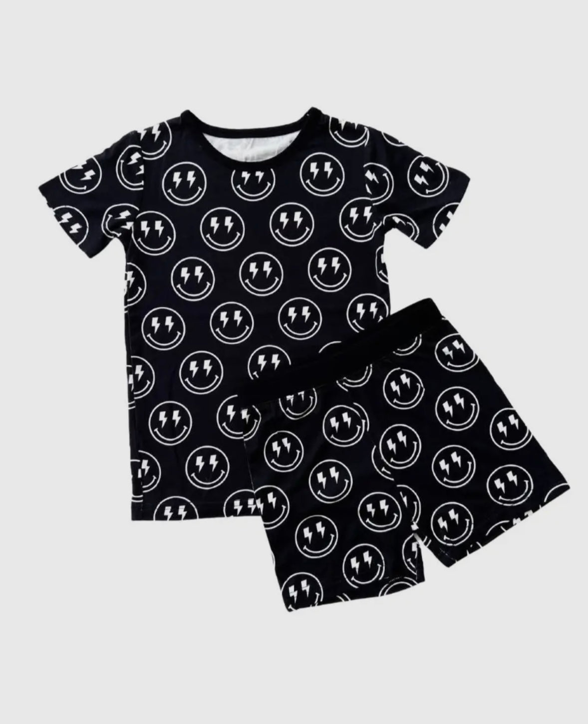 Smiley PJ Shorts Set
