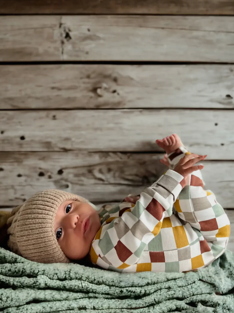 Colored Checkered Sleeper