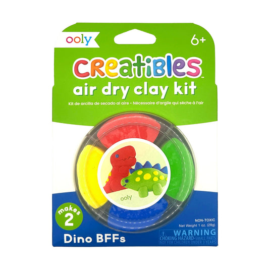 Creatibles: Air Dry Clay BFFs Kit - Dino. Pals (Set of 4 Col