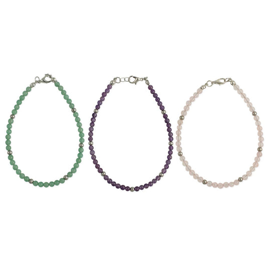 Sweet Stone Beaded Anklet