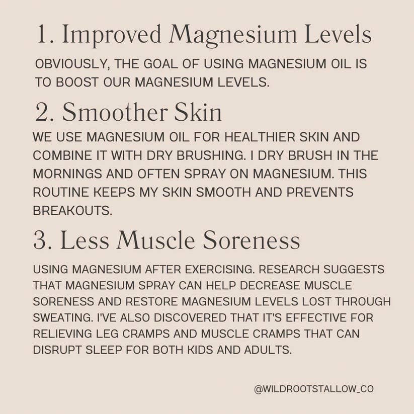 Tallow Magnesium Cream | Sore Muscle + Sleep Aid