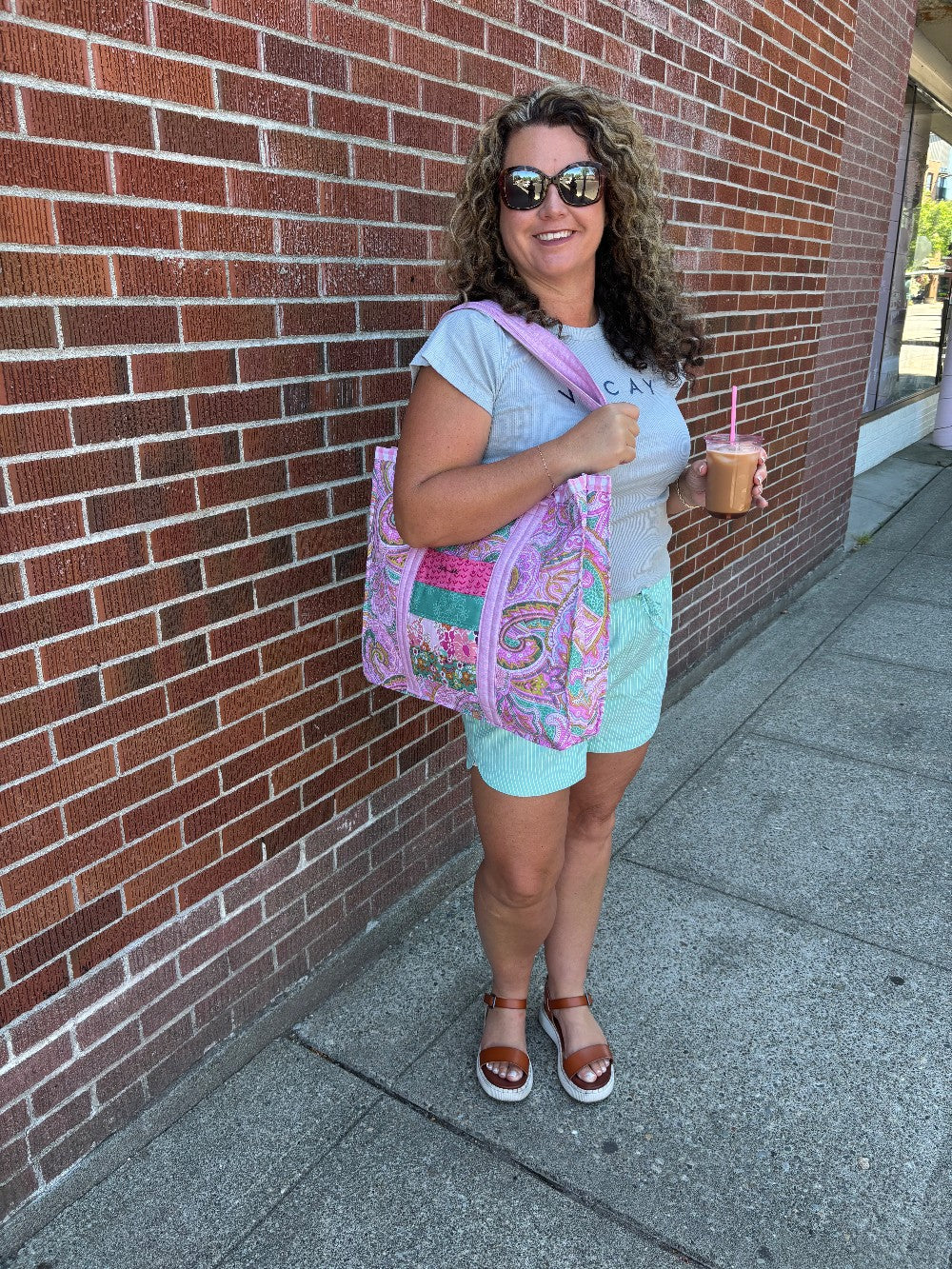 "Rachelle" Quilted Tote|869