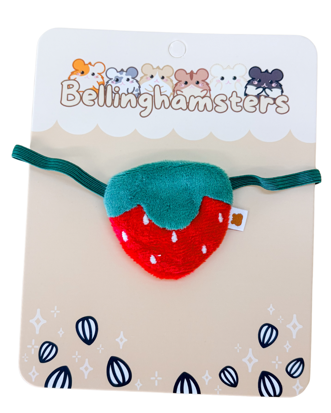 Strawberry Purse | Plush Crossbody Bag for Bellinghamsters - Plushie Accessories