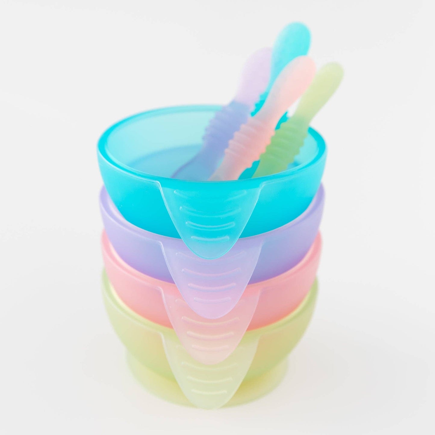 Silicone First Feeding Set: Green Jelly