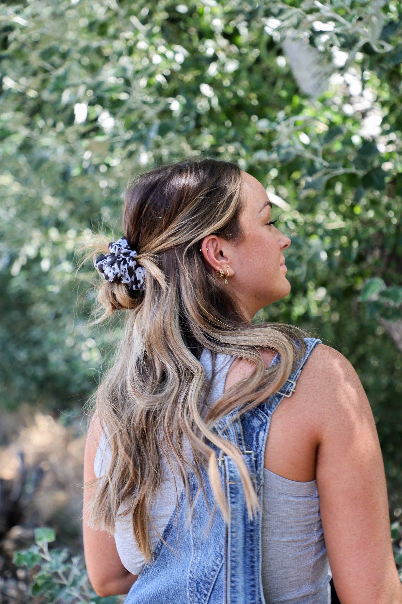 DIBS ON THE COWBOY MIDI SCRUNCHIE