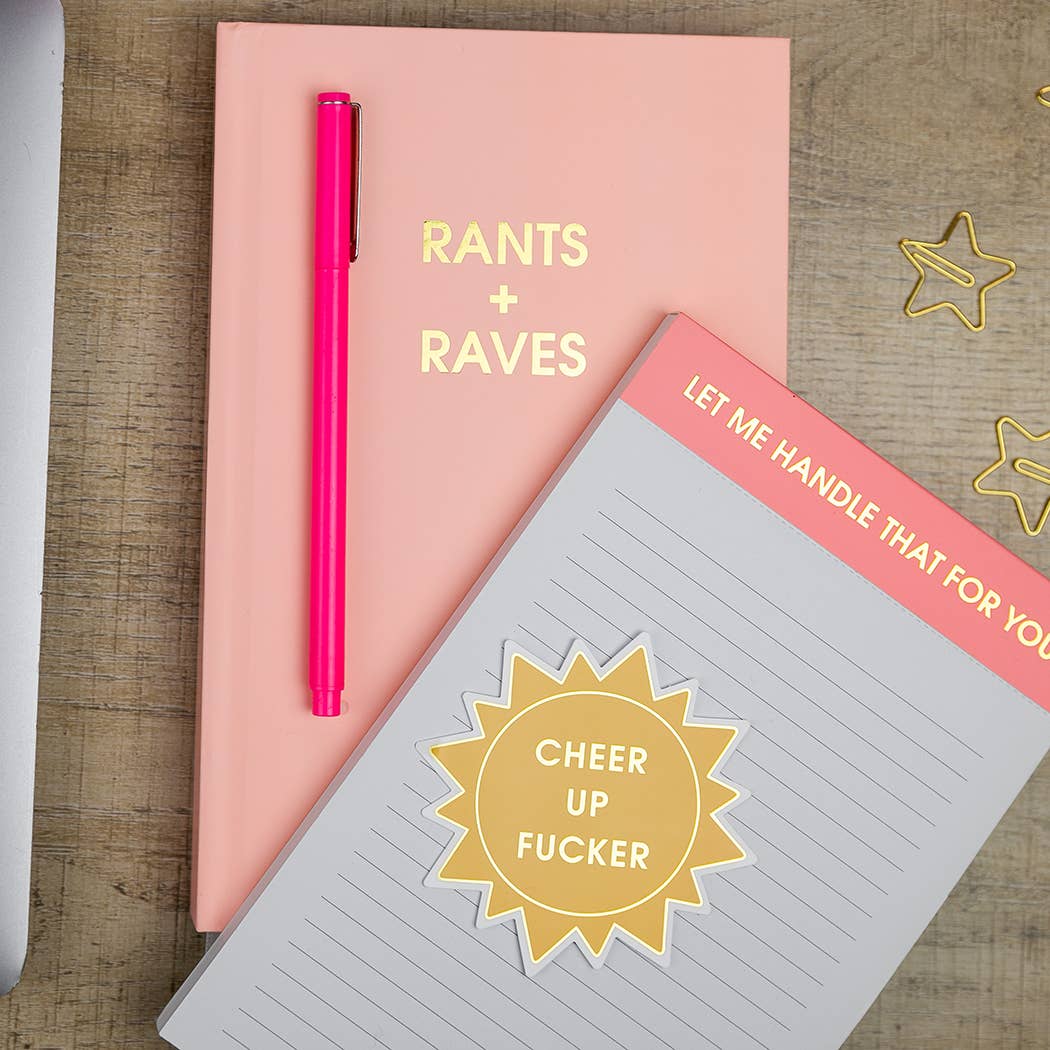 Rants + Raves - Daily Journal - Bright Hardcover
