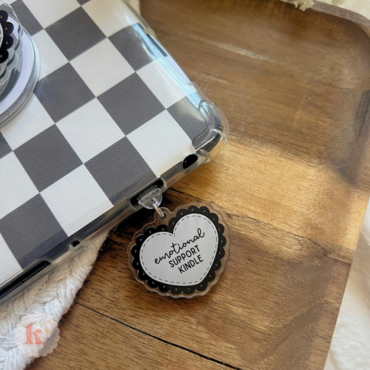 Emotional support Kindle Charm, USB Charm, bookish merch 