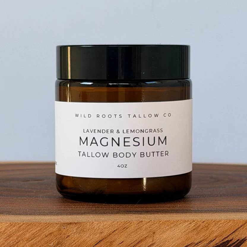 Tallow Magnesium Cream | Sore Muscle + Sleep Aid