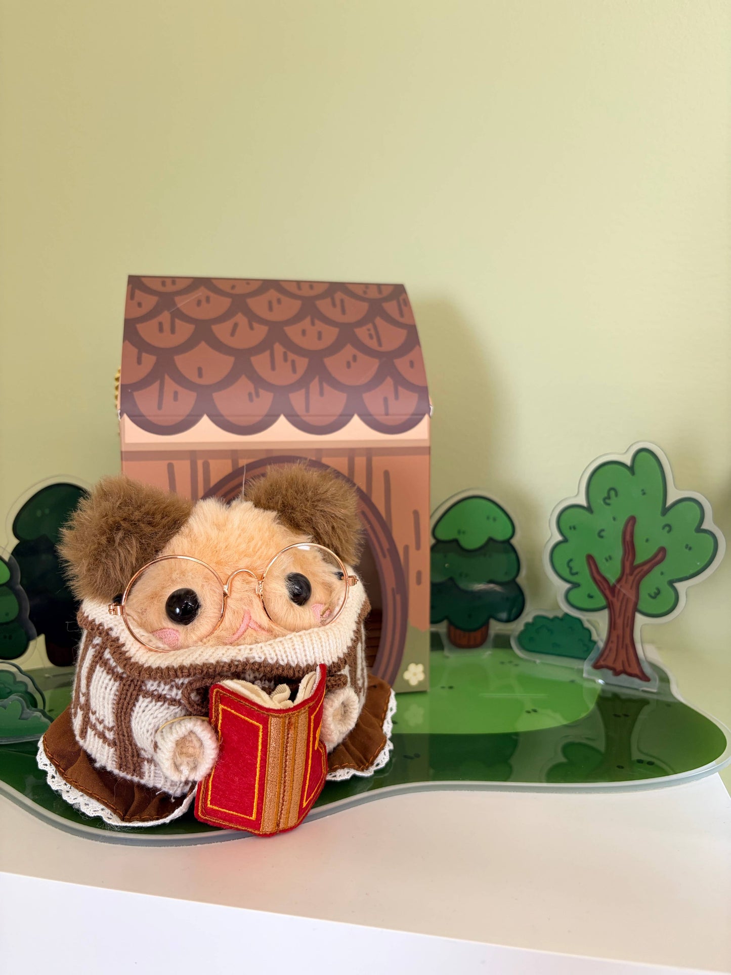 Brown Lacey Skirt - Plushie Accessories