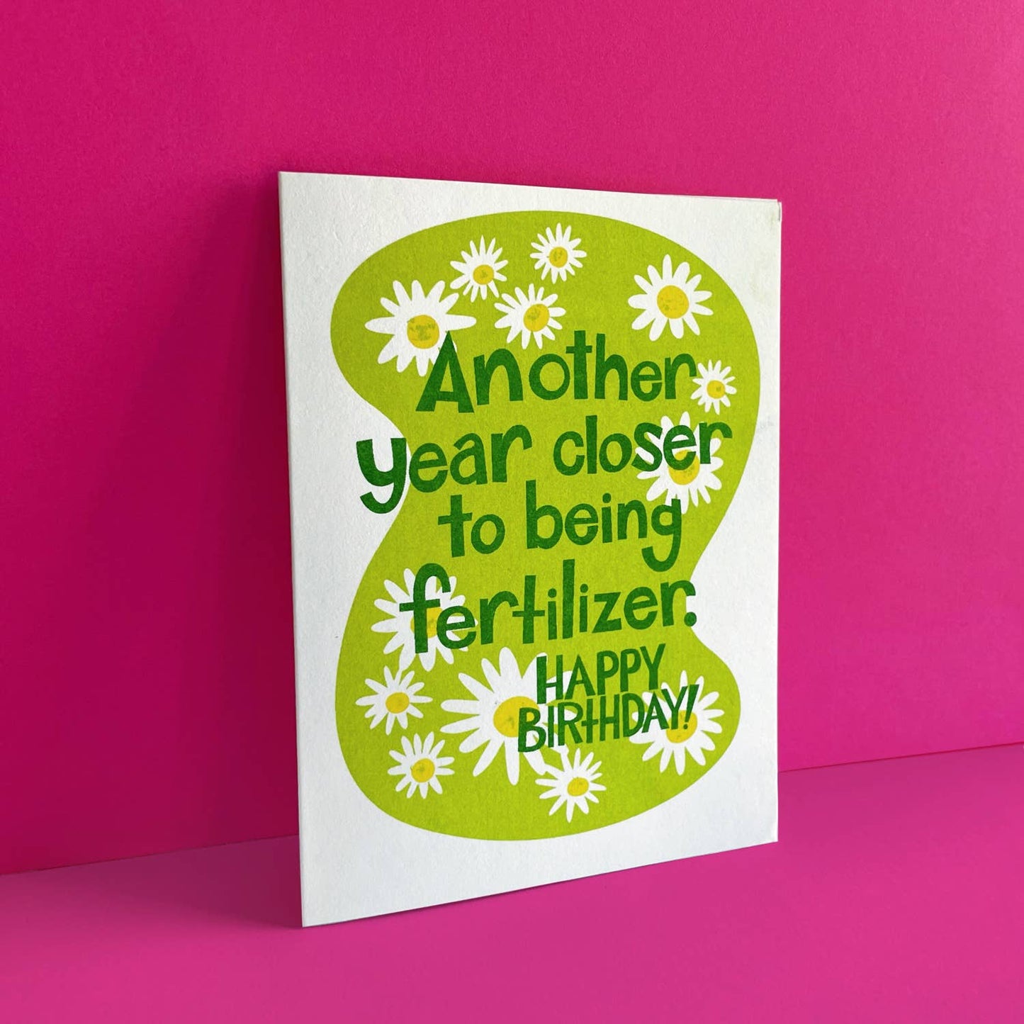 Another Year Closer - Funny Risograph Birthday Card
