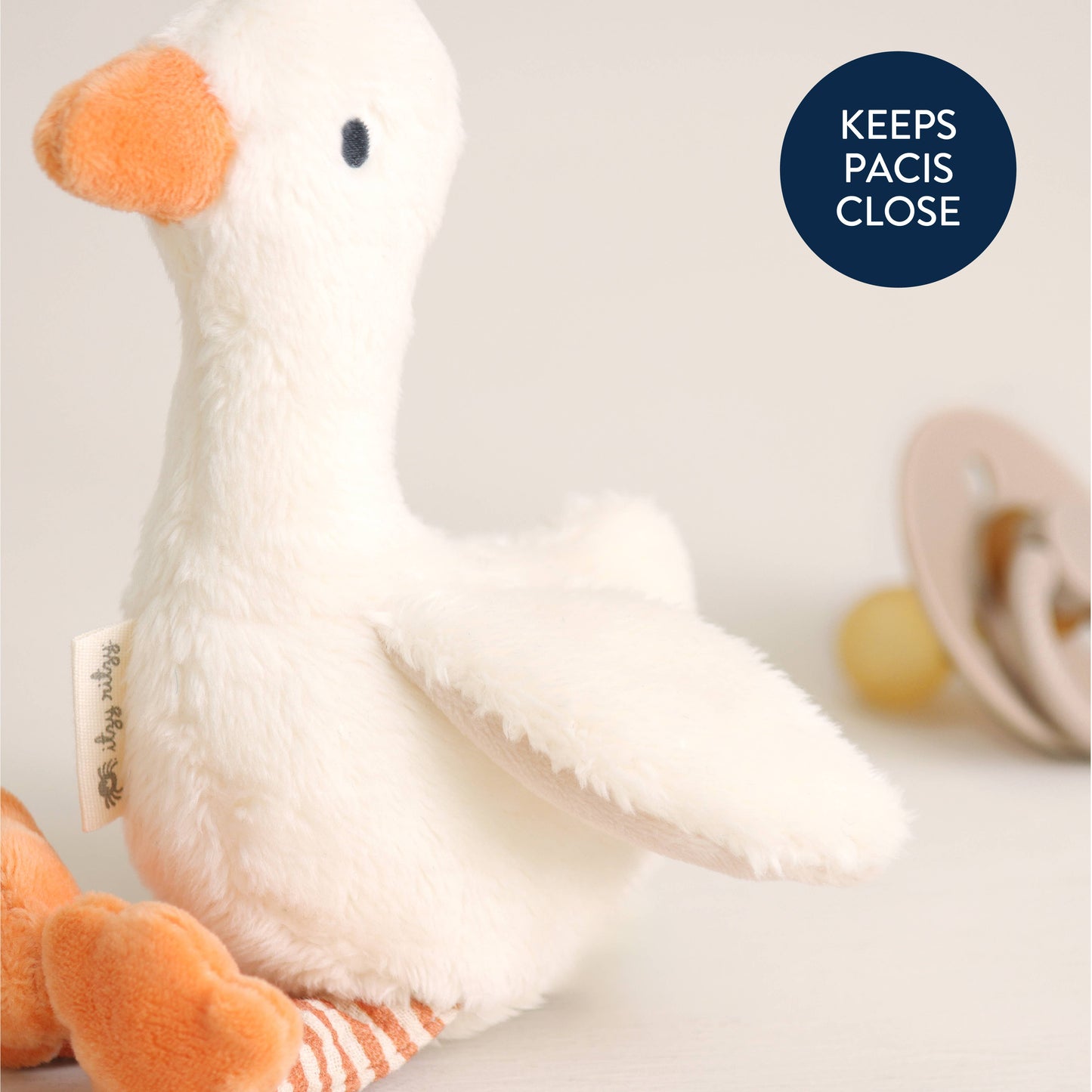 *NEW OPTIONS* Bitzy Pal Natural Rubber Pacifier & Plush