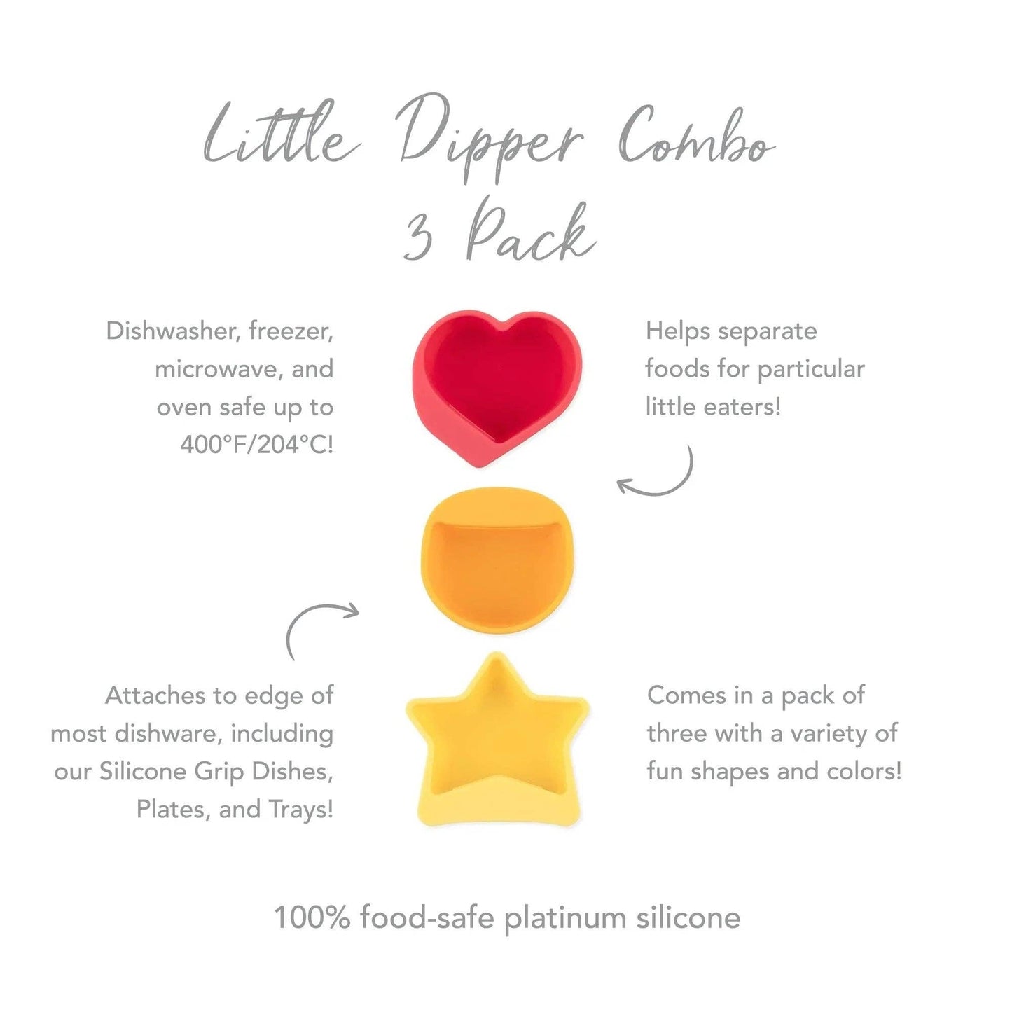 Silicone Little Dipper 3-Pack: Tutti-Frutti