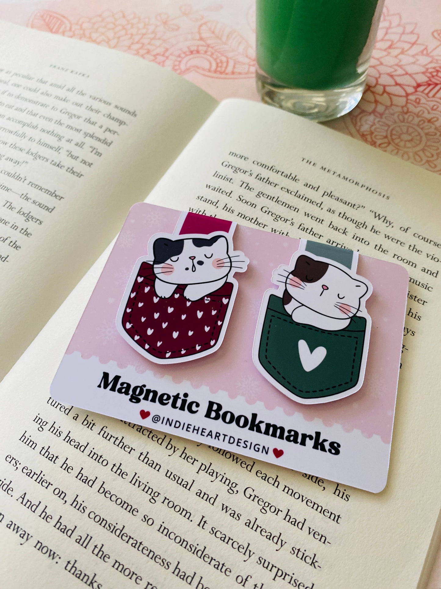 Holiday Magnetic Bookmark Gift Set – Pocket Kittens