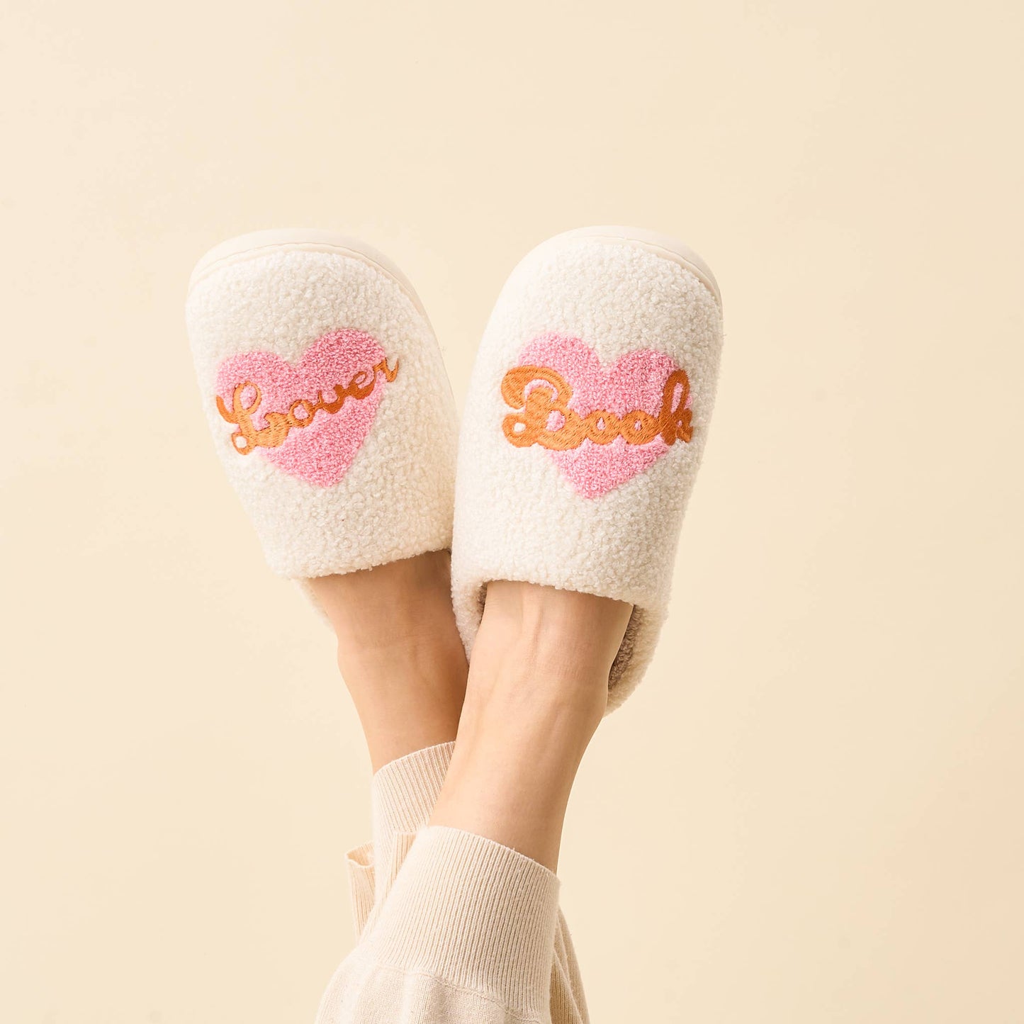 Fuzzy Slippers - Book Lover