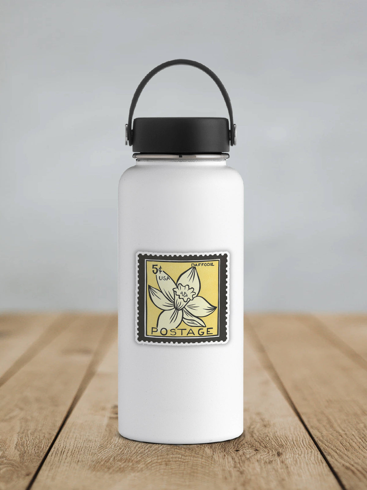 Daffodil Postage Vinyl Sticker