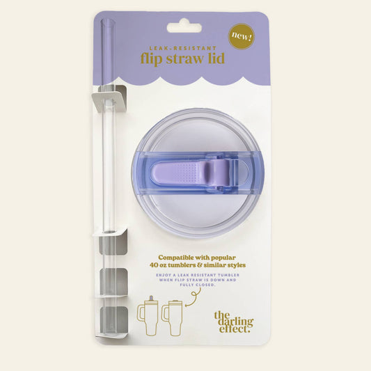 40 oz Lifestyle Flip Straw Lid-Periwinkle