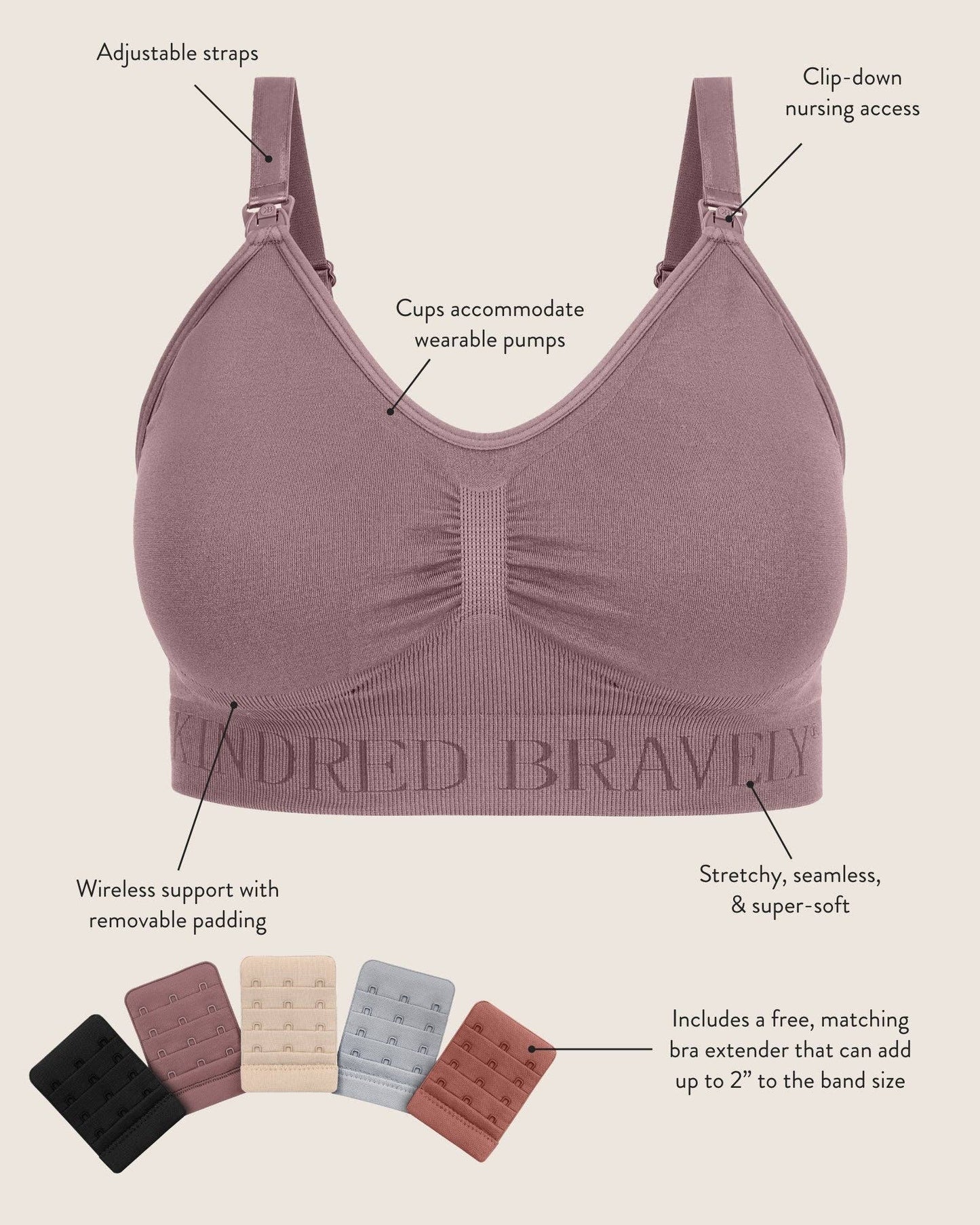 Simply Sublime® Nursing Bra | Lavender