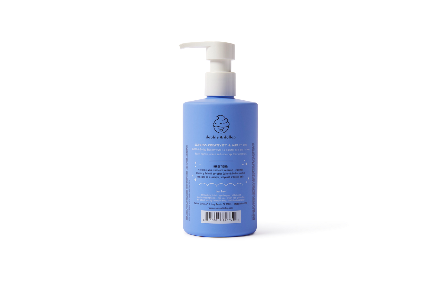Tear-Free Shampoo, Body Wash, & Bubbles - Blueberry