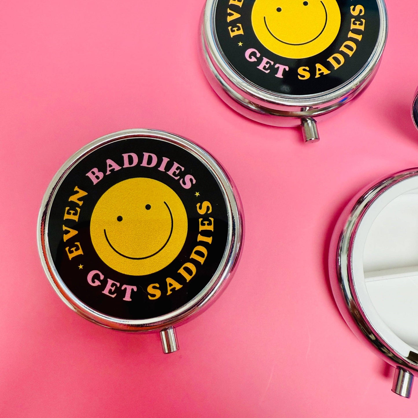 Purse Pill Box, Even Baddies Get Saddies