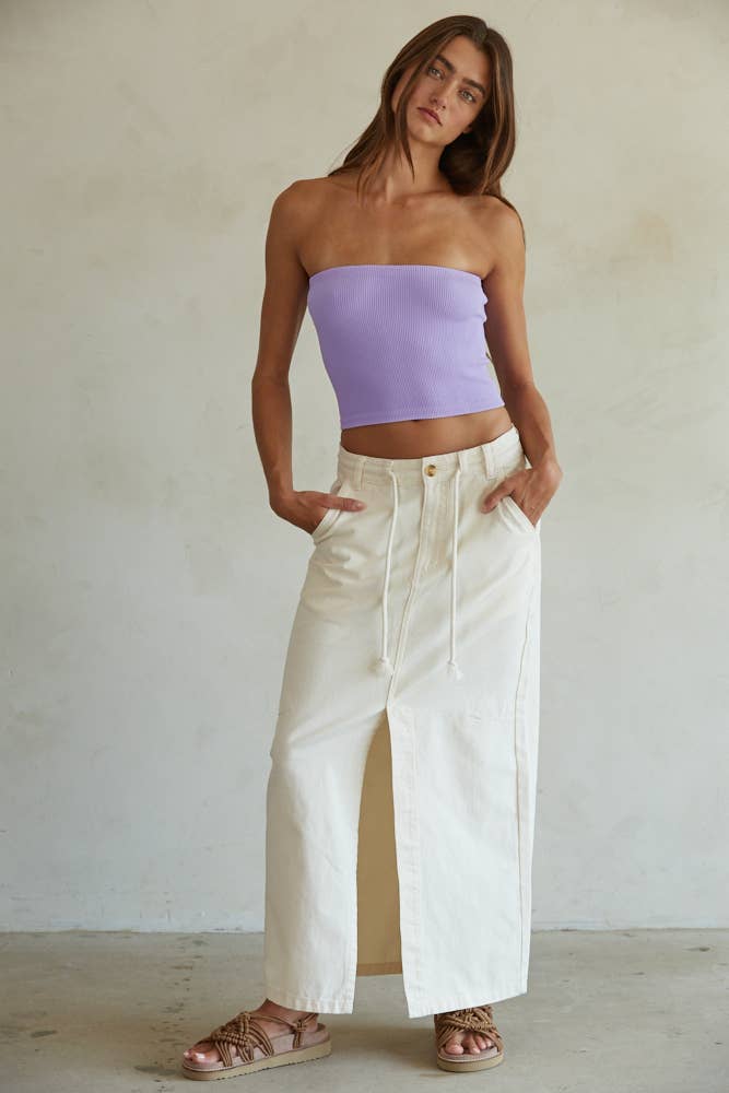 S1169N | Seamless Ribbed Tube Top