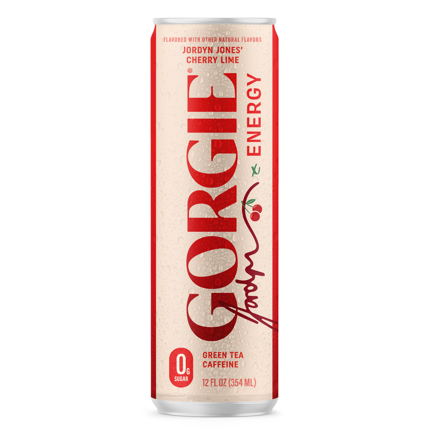 Gorgie Jordyn Jones' Cherry Lime Sparkling Energy Drink