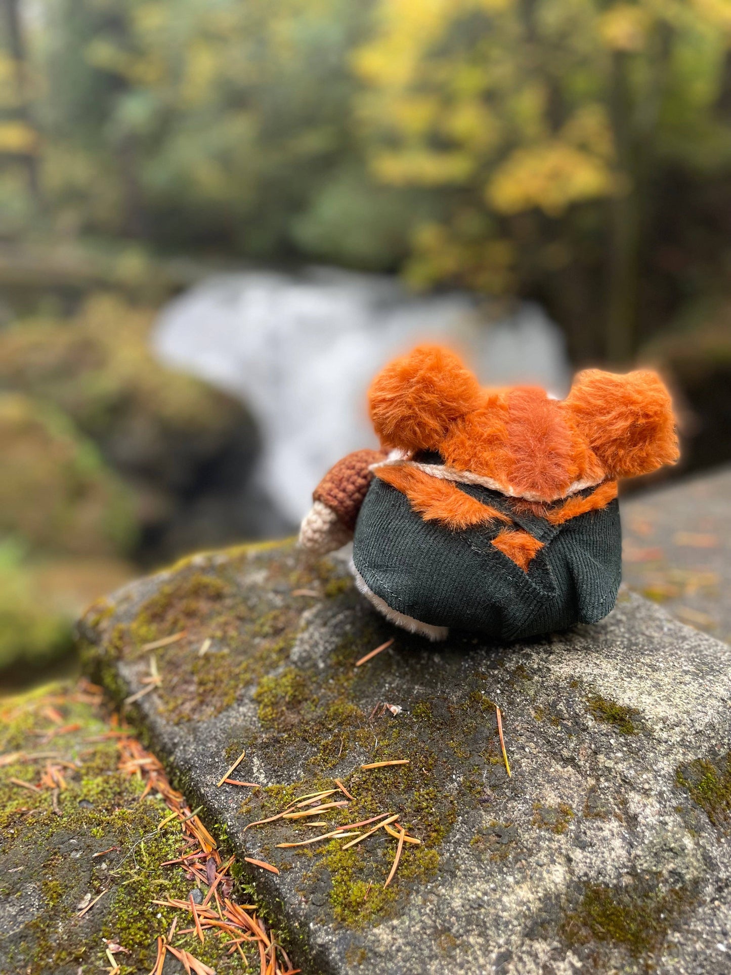 Green Corduroy Overalls - Plushie Accessories