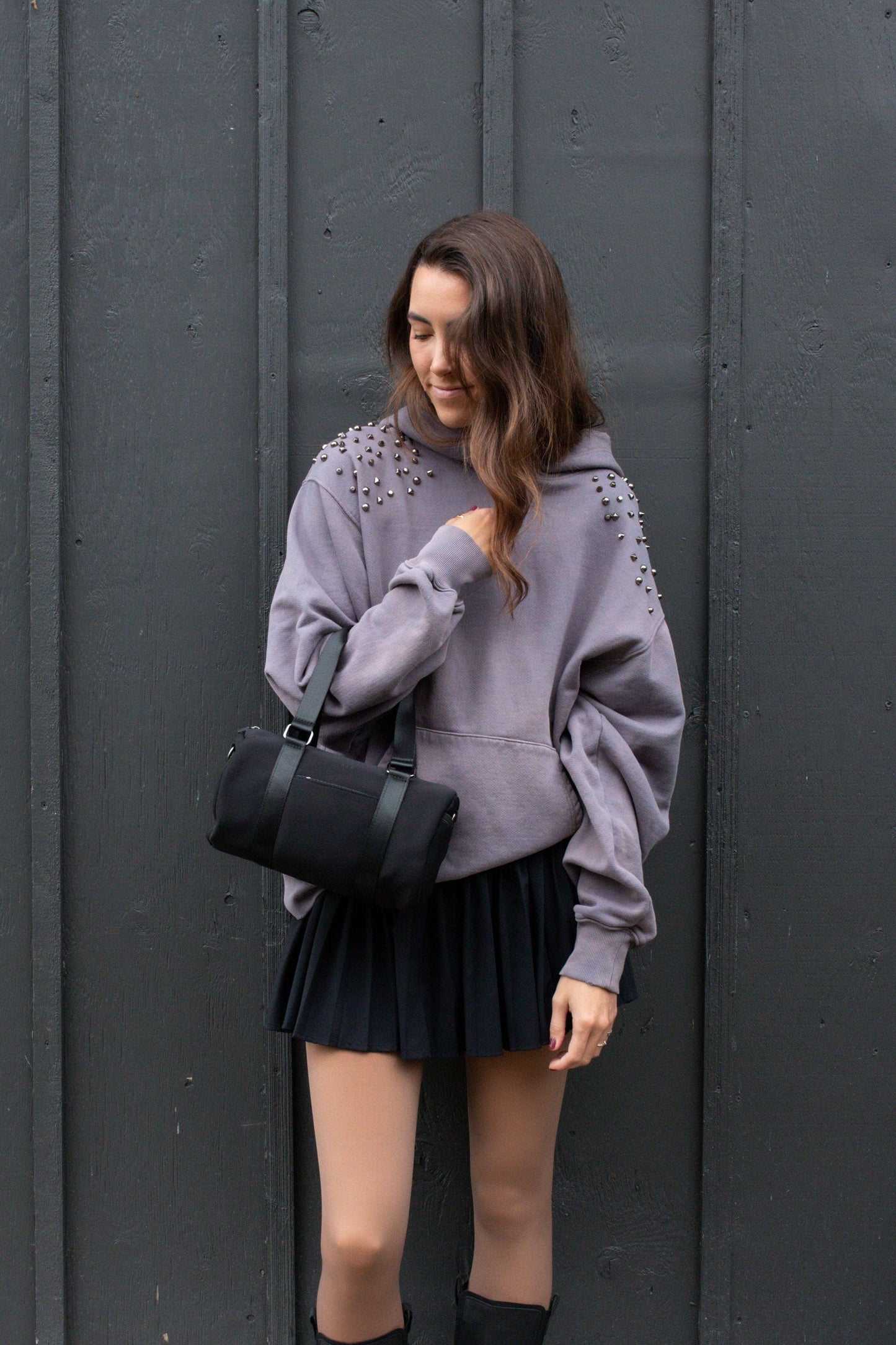 Barrel Bag in Neoprene Black