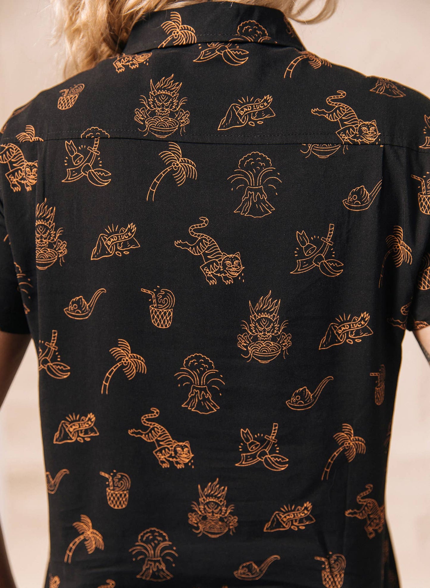 Spicy Noods Casual Button Down Shirt Men Women Food