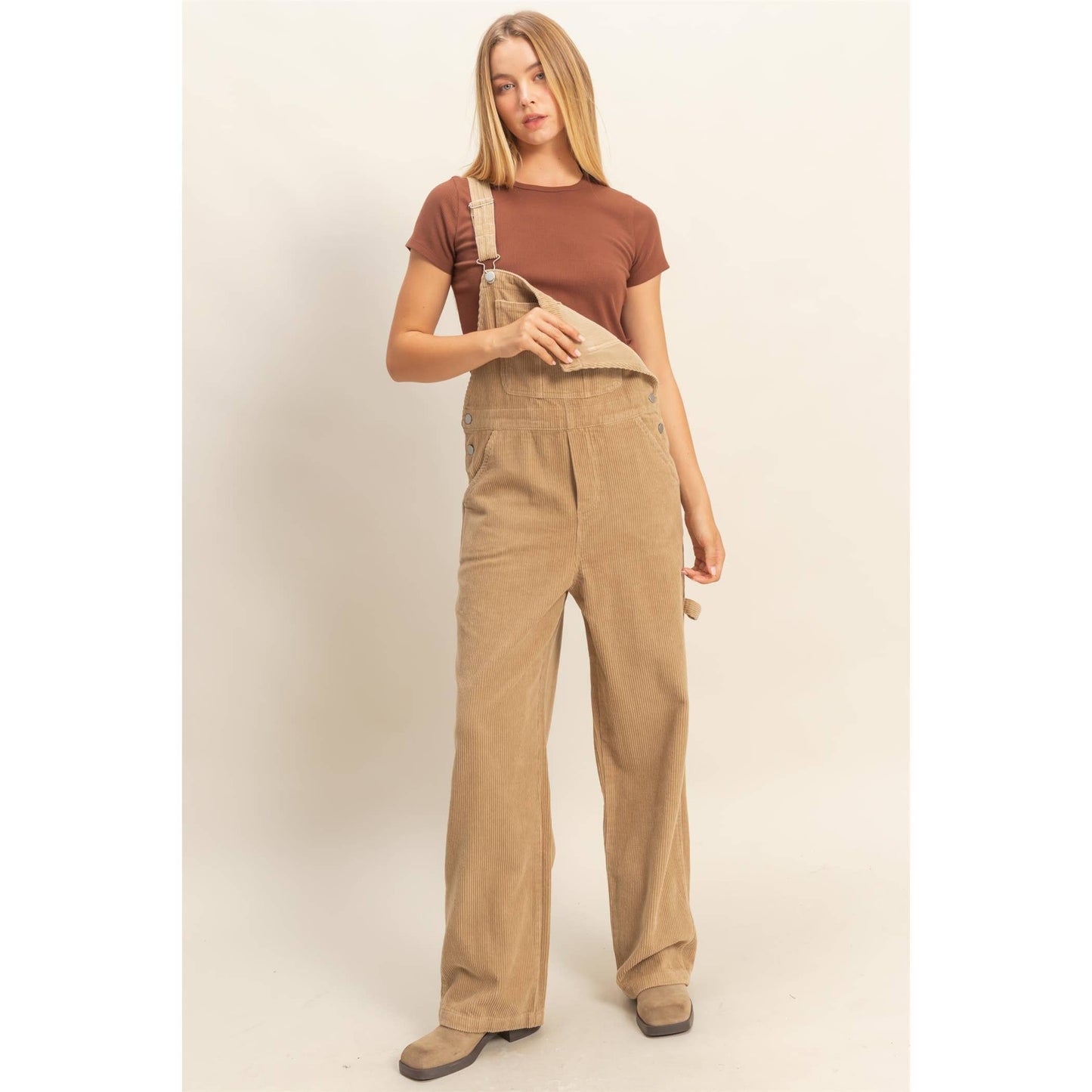Mineral Washed Corduroy Overall