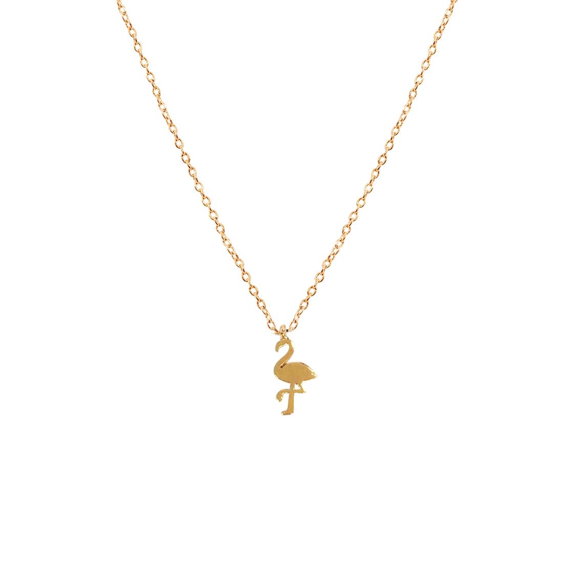Flamingo Keepsake Necklace card